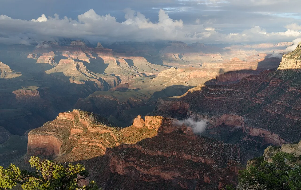 Evening light over the Grand Canyon
